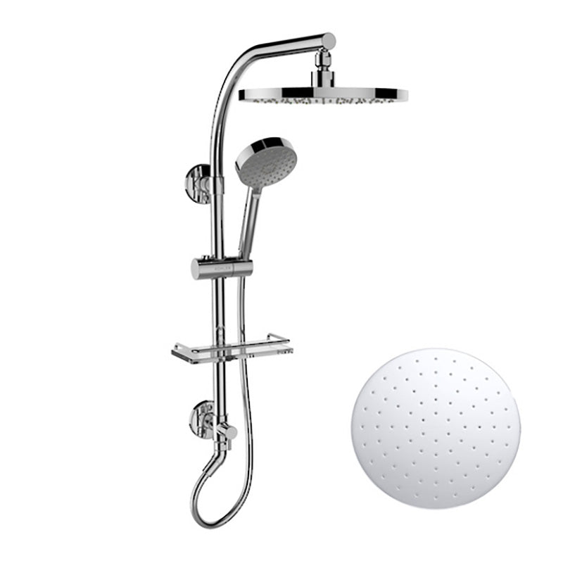 Hydrorail rain shower round column - premium 45211A-CP+18358A-CP+72415T-E-CP+97001A-CP