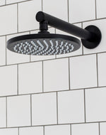 Load image into Gallery viewer, Round Wall Shower Arm 400mm - Matte Black