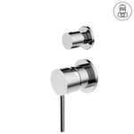 Load image into Gallery viewer, DOLCE SHOWER MIXER WITH DIVERTOR SEPARATE BACK PLATE CHROME