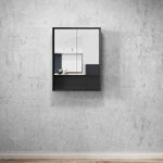 Load image into Gallery viewer, Marlo Matte Black Shaving Cabinet