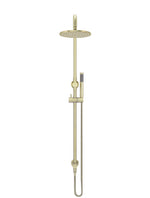 Load image into Gallery viewer, Round Combination Shower Rail 200mm Rose, Single Function Hand Shower - PVD Tiger Bronze