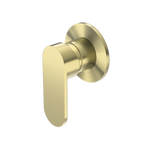 Load image into Gallery viewer, ECCO SHOWER MIXER 80MM ROUND PLATE BRUSHED GOLD
