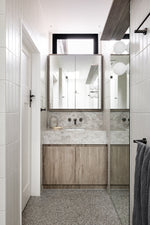 Load image into Gallery viewer, Round Single Towel Rail 900mm - Shadow