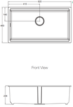 Load image into Gallery viewer, NEOROC TASK Working Station SGL SR UC TI SINK, Matt Black,820