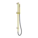 Load image into Gallery viewer, Zen SS316L Shower Rail With Outdoor Shower Hose Brushed Gold