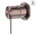 Load image into Gallery viewer, MECCA SHOWER MIXER 60MM PLATE BRUSHED BRONZE