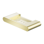 Load image into Gallery viewer, BIANCA SOAP DISH HOLDER BRUSHED GOLD