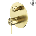 Load image into Gallery viewer, MECCA SHOWER MIXER WITH DIVERTOR BRUSHED GOLD