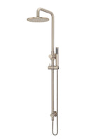 Load image into Gallery viewer, Round Combination Shower Rail 200mm Rose, Single Function Hand Shower - Champagne