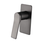 Load image into Gallery viewer, RUSHY Series Square Brushed Gun Metal Grey Wall Mixer(color up)
