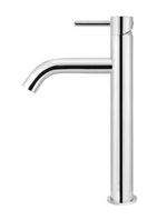 Load image into Gallery viewer, Piccola Tall Basin Mixer Tap with 130mm Spout - Polished Chrome