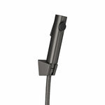 Load image into Gallery viewer, Round Gun Metal Grey ABS Toilet Bidet Spray Kit with Stainless Steel Hose