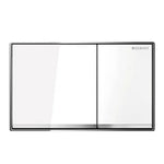 Load image into Gallery viewer, Sigma60 Dual Flush Button Square White Glass
