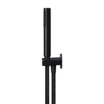 Load image into Gallery viewer, Round Hand Shower on Swivel Bracket - Matte Black