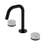 Load image into Gallery viewer, Serenity Basin Set Edge Spout With Carrara Handle Matte Black