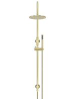 Load image into Gallery viewer, 200mm Round Overhead Shower Set, Single Function Hand Shower - PVD Tiger Bronze