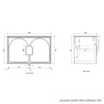 Load image into Gallery viewer, Laguna Black American Oak Wall Hung Vanity