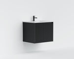 Load image into Gallery viewer, Crete Modern Wall Hung Vanity Matte Black