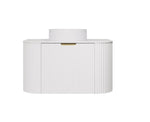 Load image into Gallery viewer, Agena Modern Fluted Wall Hung Vanity Matte White