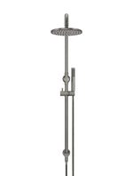 Load image into Gallery viewer, Round Combination Shower Rail, 200mm Rose, Single Function Hand Shower - Shadow