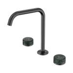 Load image into Gallery viewer, Serenity Bath/Kitchen Set Edge Spout With Verde Alpi Handle Gun Metal
