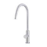 Load image into Gallery viewer, Round Pinless Piccola Pull Out Kitchen Mixer Tap - Polished Chrome