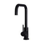 Load image into Gallery viewer, Round Kitchen Mixer Tap - Matte Black