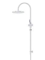Load image into Gallery viewer, 300mm Round Overhead Shower Rail, Three Function Hand Shower - Polished Chrome