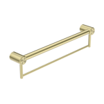Load image into Gallery viewer, MECCA CARE 32MM GRAB RAIL WITH TOWEL HOLDER 600MM BRUSHED GOLD