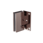 Load image into Gallery viewer, 90 DEGREE GLASS TO WALL SHOWER HINGE 10MM GLASS BRUSHED BRONZE