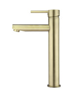 Load image into Gallery viewer, Round Tall Basin Mixer - PVD Tiger Bronze