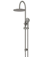 Load image into Gallery viewer, 300mm Round Overhead Shower Rail, Three Function Hand Shower - Shadow Gunmetal