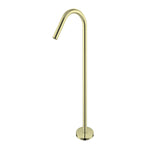 Load image into Gallery viewer, MECCA FREESTANDING BATH SPOUT ONLY BRUSHED GOLD