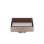Load image into Gallery viewer, 100MM SQUARE TILE INSERT FLOOR WASTE 50MM OUTLET BRUSHED BRONZE