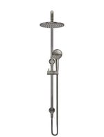 Load image into Gallery viewer, Round Combination Shower Rail 200mm Rose, Three Function Hand Shower - Shadow