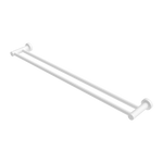 Load image into Gallery viewer, MECCA DOUBLE TOWEL RAIL 600MM MATTE WHITE