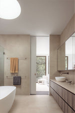 Load image into Gallery viewer, Round Single Towel Rail 900mm - Champagne