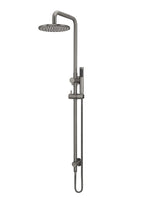 Load image into Gallery viewer, Round Combination Shower Rail, 200mm Rose, Single Function Hand Shower - Shadow