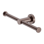 Load image into Gallery viewer, MECCA DOUBLE TOILET ROLL HOLDER BRUSHED BRONZE