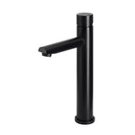 Load image into Gallery viewer, Round Pinless Tall Basin Mixer - Matte Black