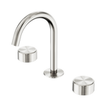 Load image into Gallery viewer, Serenity Basin Set Arc Spout With Metal Handle Brushed Nickel