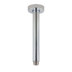 Load image into Gallery viewer, Round Brushed Nickel Ceiling Shower Arm 200mm