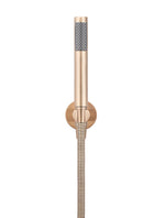 Load image into Gallery viewer, Round Hand Shower on Fixed Bracket - Champagne