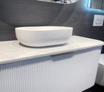 Load image into Gallery viewer, Portofino Solid Surface 500x345x140 Matte White Basin NF