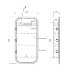 Load image into Gallery viewer, LED Newport Natural Oak Shaving Cabinet