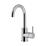 Load image into Gallery viewer, Round Gooseneck Basin Mixer with Cold Start - Polished Chrome
