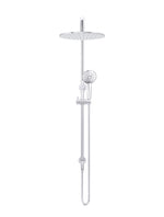 Load image into Gallery viewer, Round Combination Shower Rail 300mm Rose, Three Function Hand Shower - Chrome