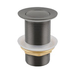 Load image into Gallery viewer, 32/40mm Gun Metal Grey Brass Basin Pop Up Waste without Overflow