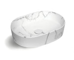 Load image into Gallery viewer, Quay Oval 500x340x120 Matte Carrara Basin