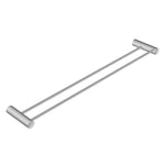Load image into Gallery viewer, Brushed Nickel Double Towel Rail 600mm